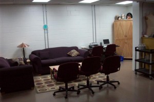 Cozy client area with complimentary wi-fi.